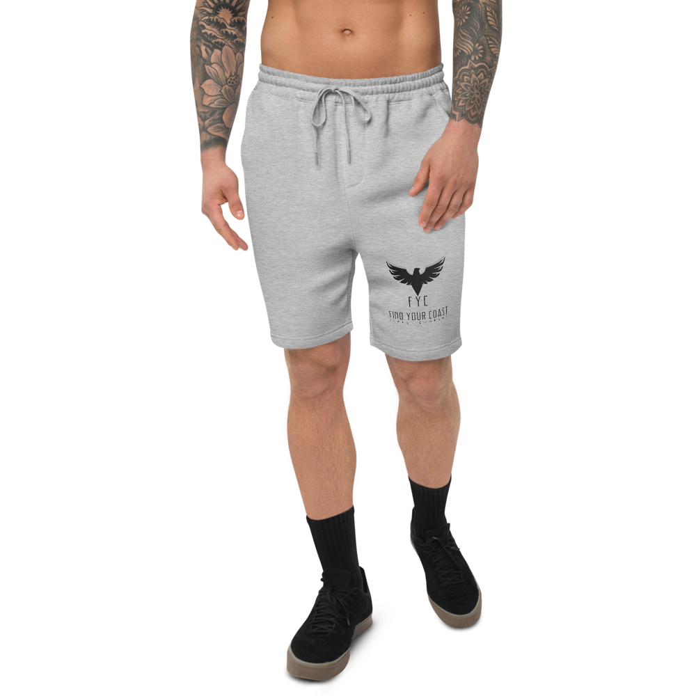 Men's FYC Collegiate Casual Fleece Shorts - Main Image