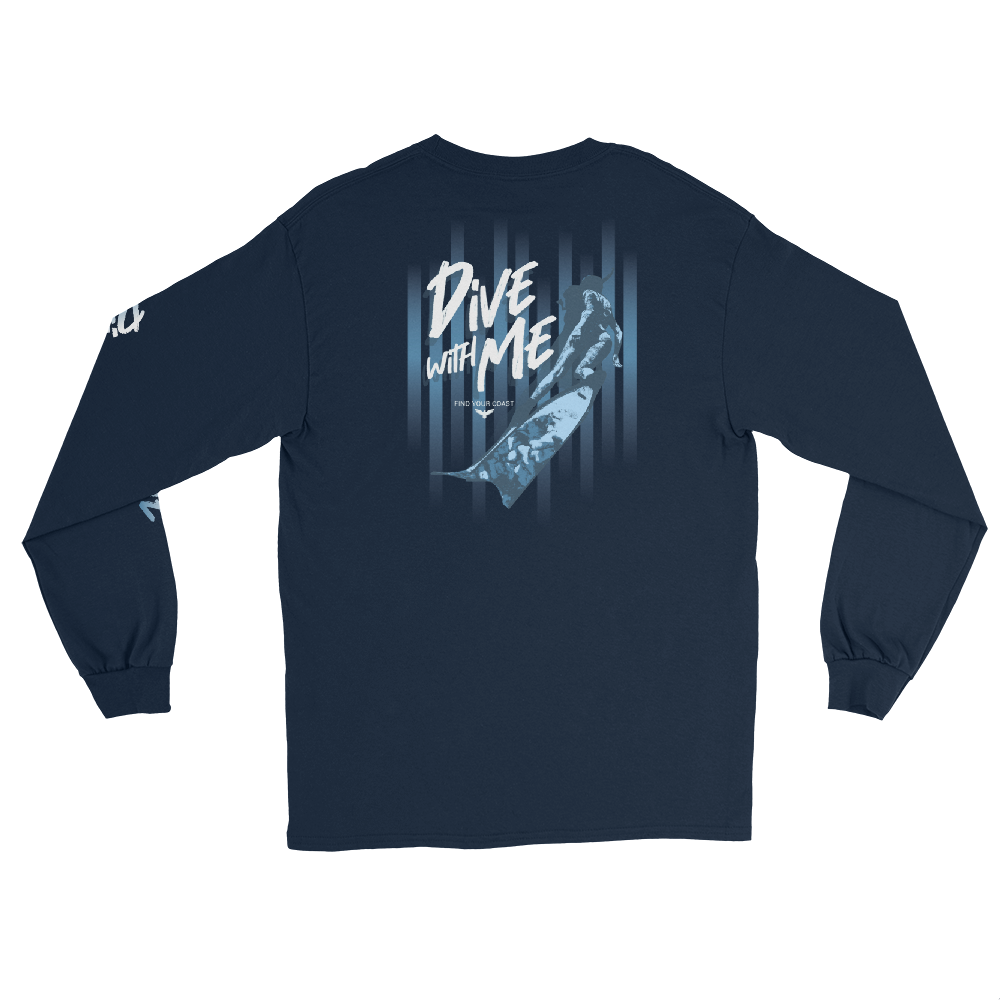 Men’s Dive With Me Long Sleeve Cotton Shirts FIND YOUR COAST  CO