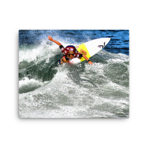 Surfer Josh Kerr on Canvas FIND YOUR COAST  CO