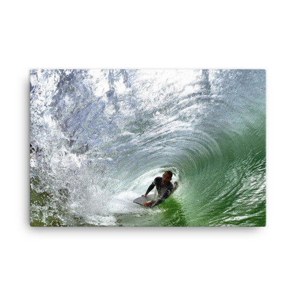 Bodyboard rider on canvas FIND YOUR COAST  CO