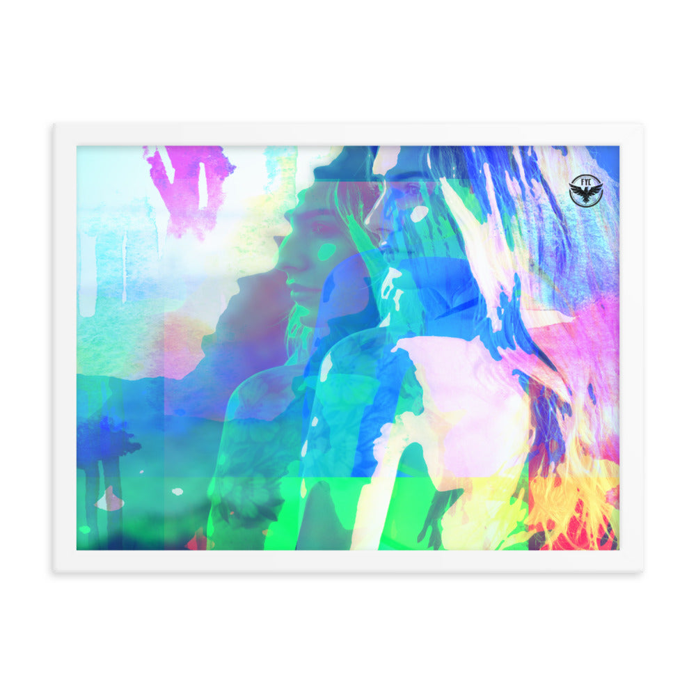 FYC West Coast Framed Wall Poster FIND YOUR COAST  CO