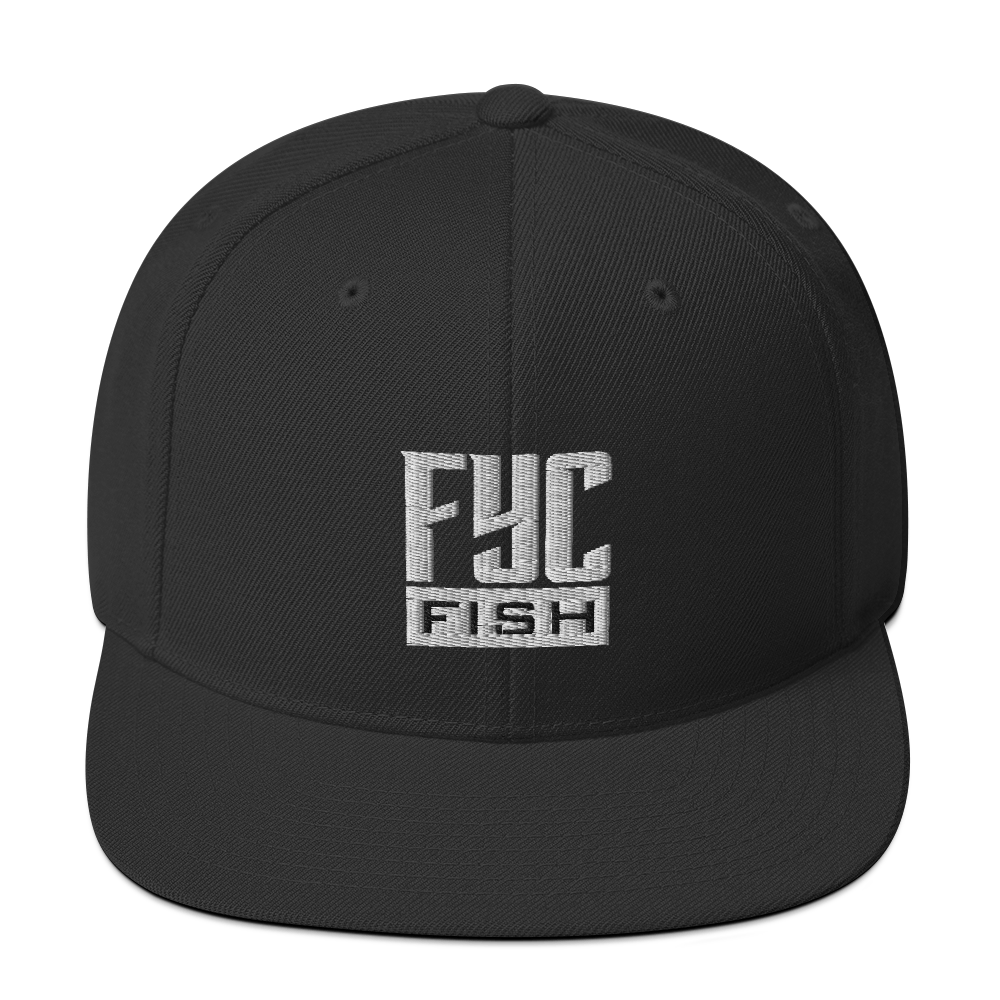 FYC Fish Premium Adjustable High Profile Snapback Hat FIND YOUR COAST  CO