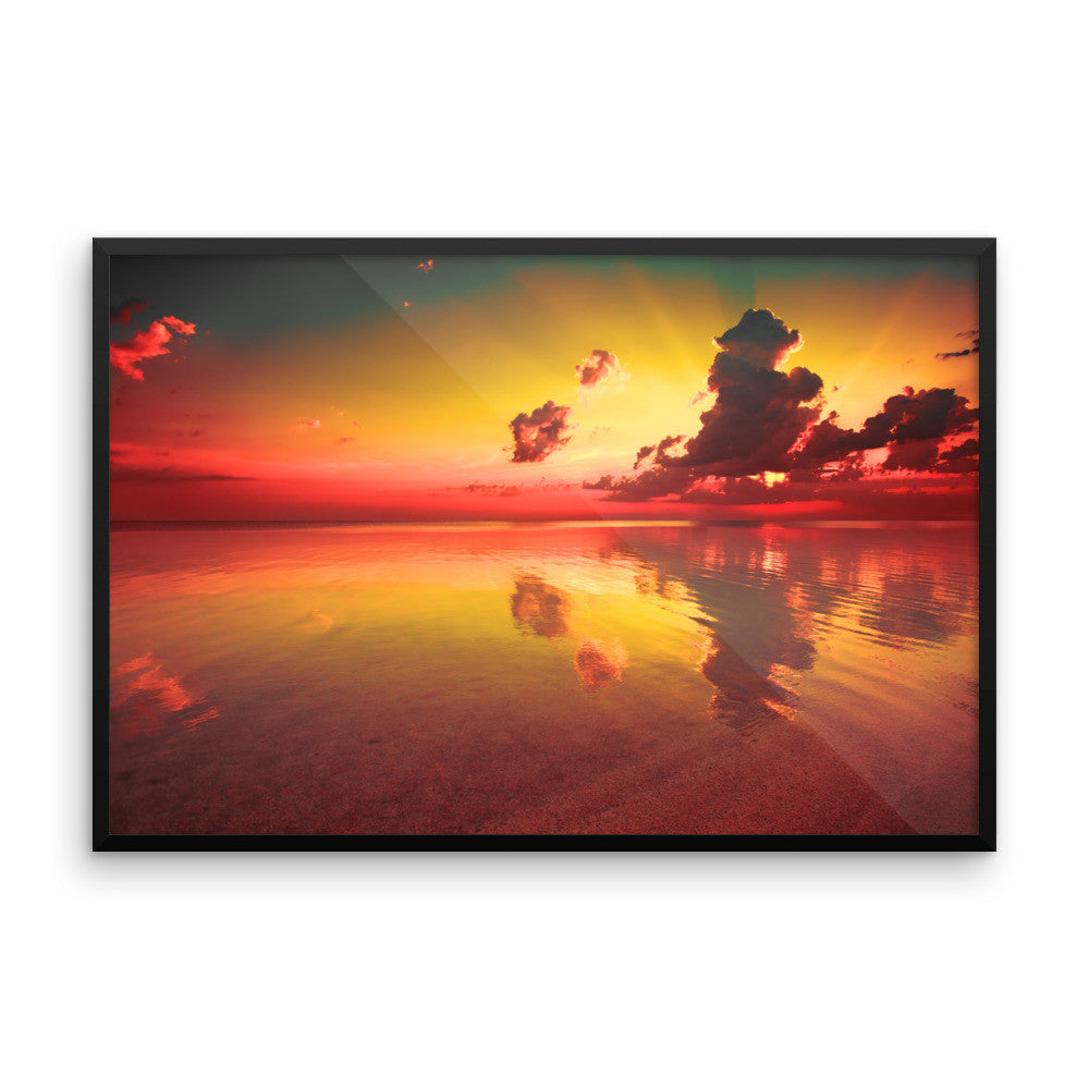 Purview - Framed photo paper poster FIND YOUR COAST  CO