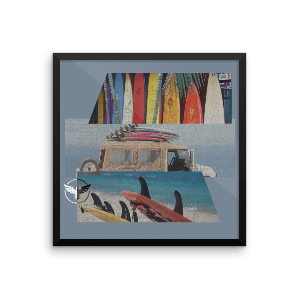 First Light Framed Art Print FIND YOUR COAST  CO