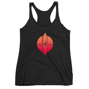 Women's First Love Triblend Racerback Tank FIND YOUR COAST  CO