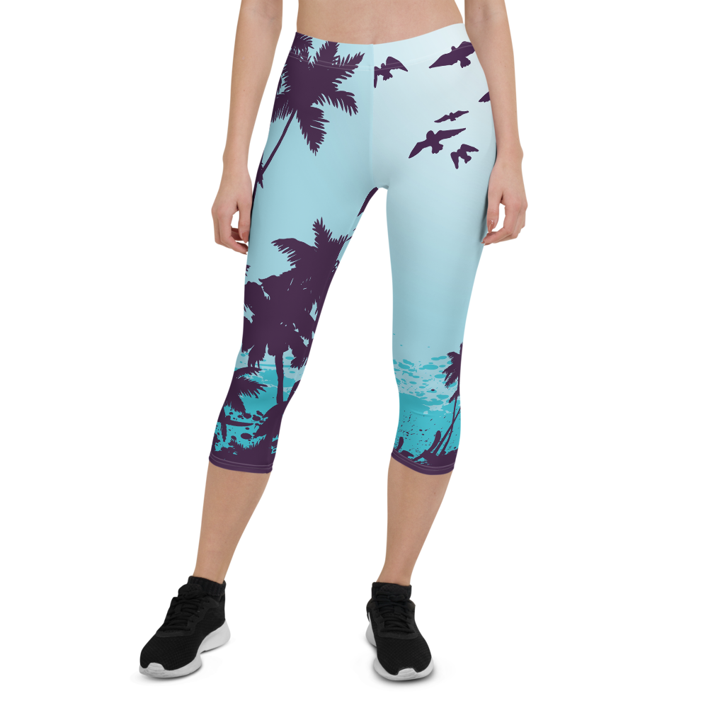 Women's All Day Comfort Morro Bay Capri Leggings FIND YOUR COAST  CO