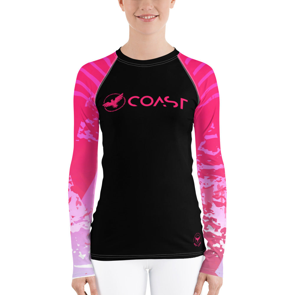 Find Your Coast® Victory Sleeve Rash Guard UPF 50+