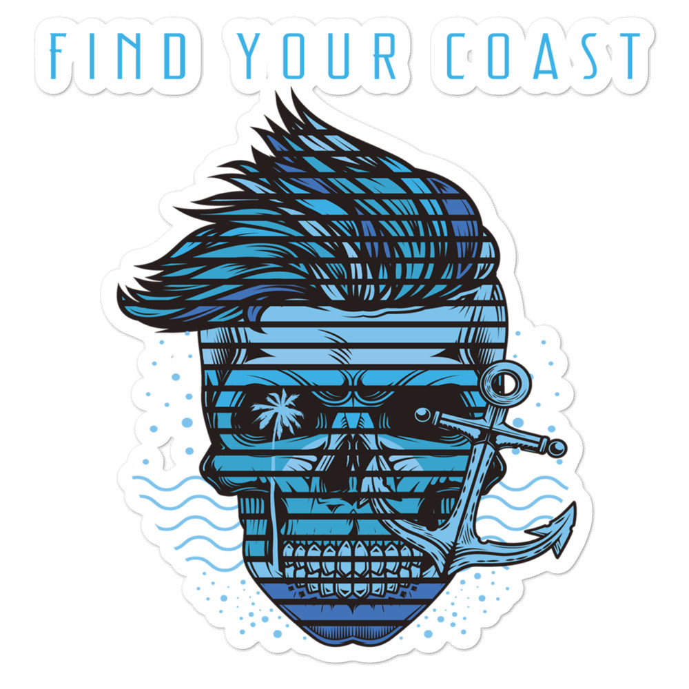Find Your Coast Indoor/Outdoor Waterman Bubble-Free Stickers FIND YOUR COAST  CO