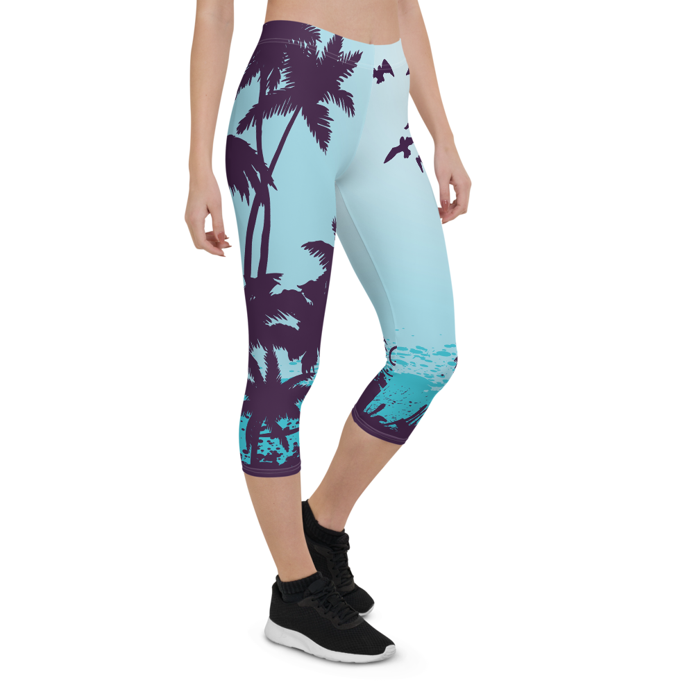Women's All Day Comfort Morro Bay Capri Leggings FIND YOUR COAST  CO