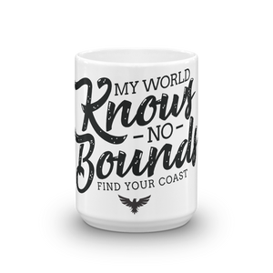 FYC's My World Knows No Bounds Coffee Mugs (11 and 15 oz) FIND YOUR COAST  CO