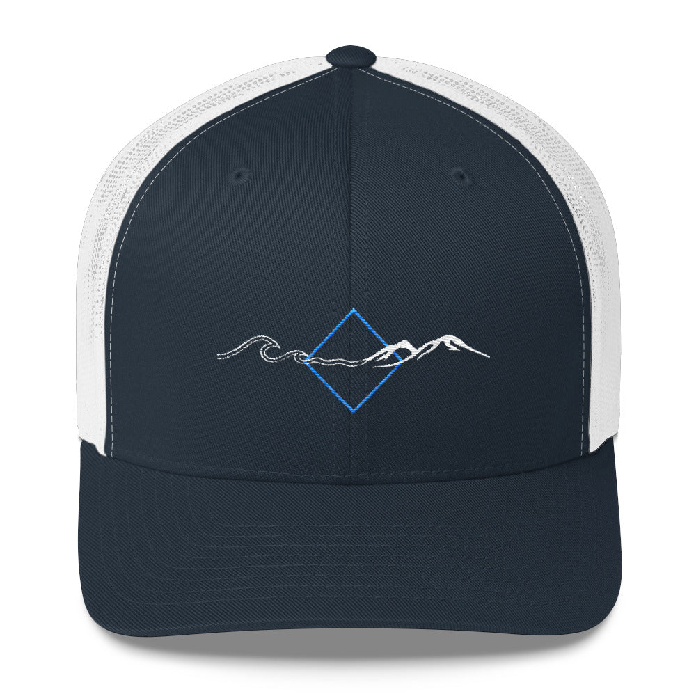 Find Your Coast Tilt Mesh Back Trucker Hat FIND YOUR COAST  CO