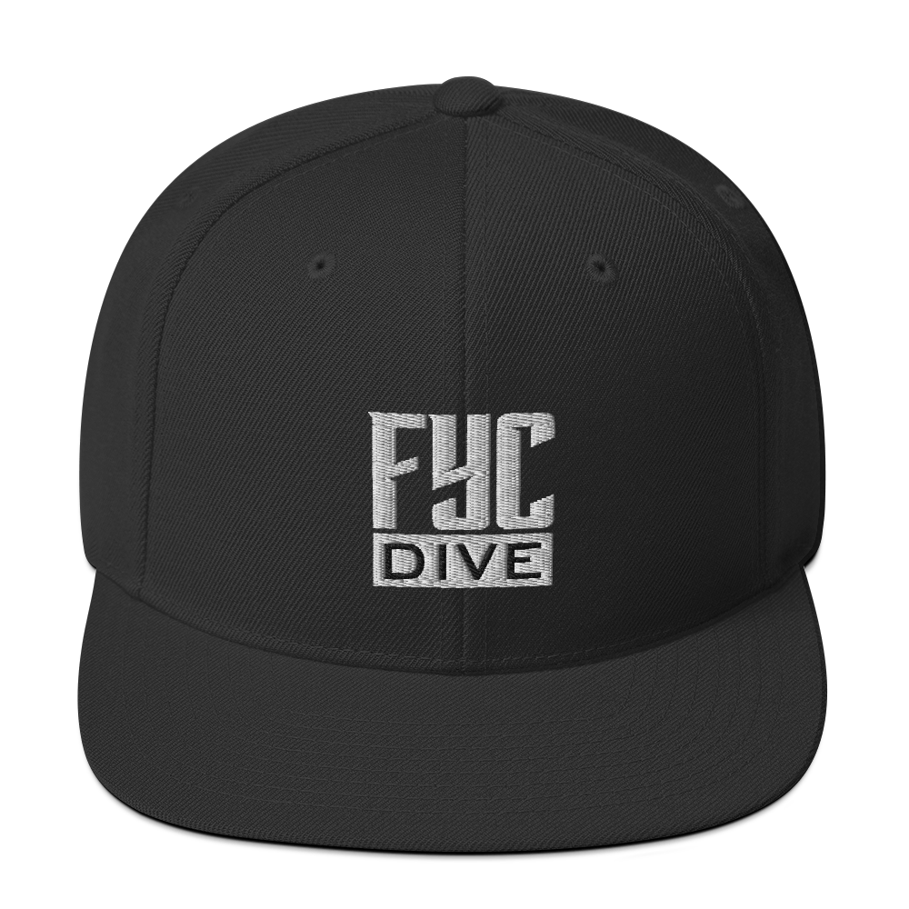 FYC Dive Premium Adjustable High Profile Snapback Hat FIND YOUR COAST  CO