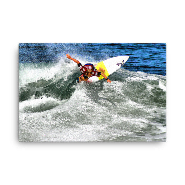 Surfer Josh Kerr on Canvas FIND YOUR COAST  CO