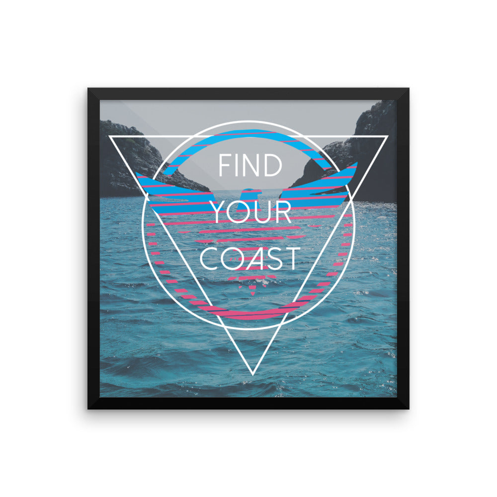 Moderna Framed Art Print FIND YOUR COAST  CO
