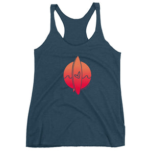 Women's First Love Triblend Racerback Tank FIND YOUR COAST  CO