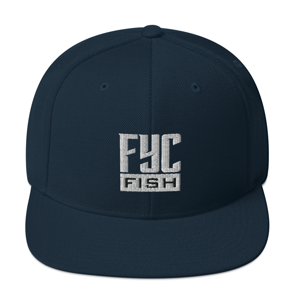 FYC Fish Premium Adjustable High Profile Snapback Hat FIND YOUR COAST  CO