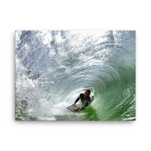 Bodyboard rider on canvas FIND YOUR COAST  CO