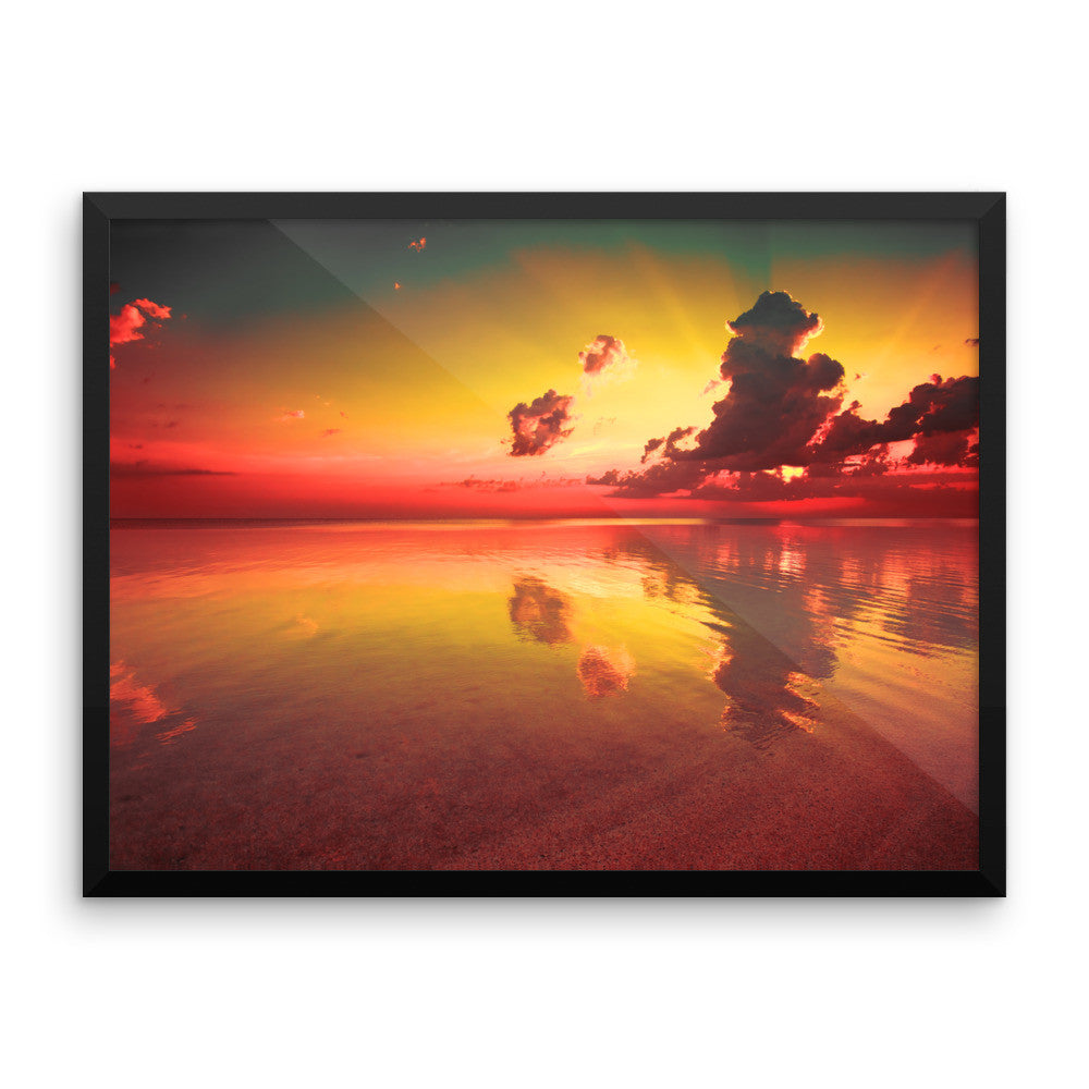 Purview - Framed photo paper poster FIND YOUR COAST  CO
