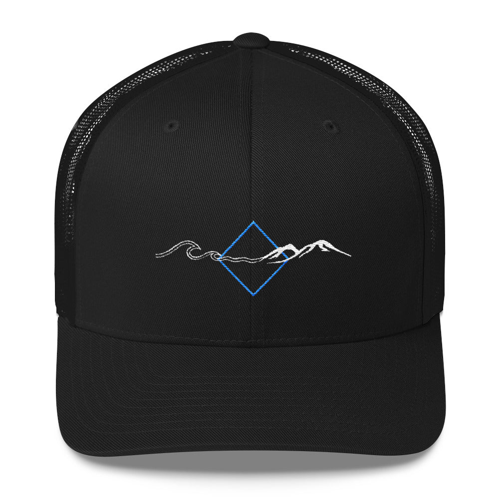 Find Your Coast Tilt Mesh Back Trucker Hat FIND YOUR COAST  CO