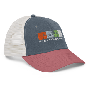 FYC Palm Trees Pigment-dyed Sport Caps FIND YOUR COAST  CO
