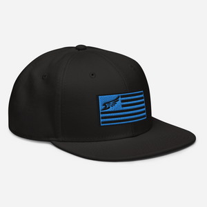Find Your Coast Allegiance Black w/Teal Embroidery Snapback
