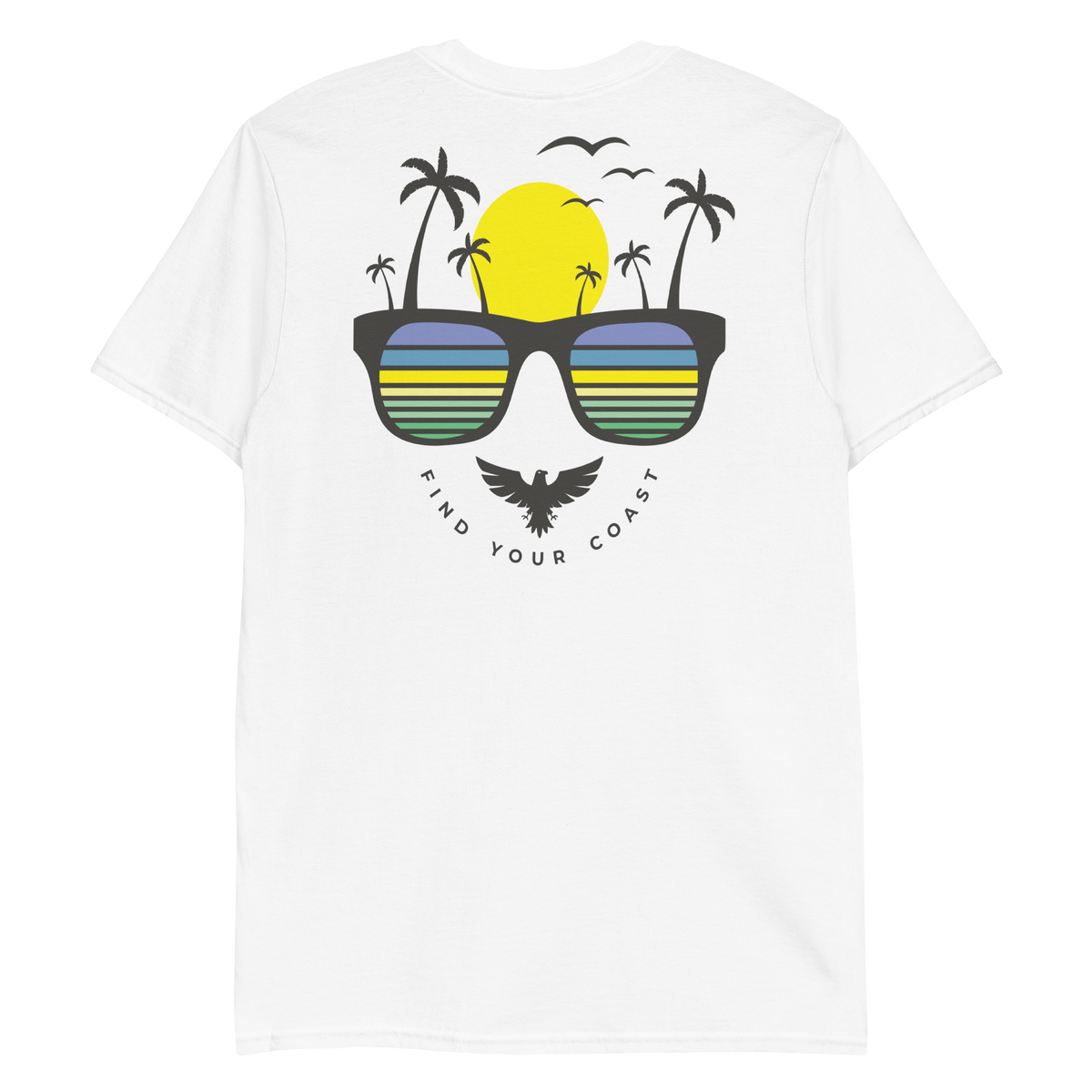Sunglasses Sunset Short Sleeve Tees FIND YOUR COAST  CO