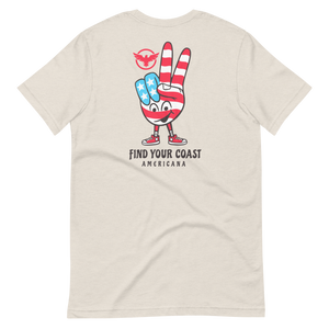 FYC Americana Peace Tee Shirts FIND YOUR COAST  CO