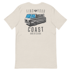FYC Americana Surf Bus Tee Shirts FIND YOUR COAST  CO