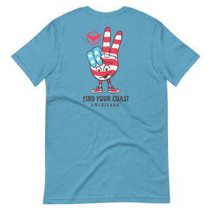 FYC Americana Peace Tee Shirts FIND YOUR COAST  CO