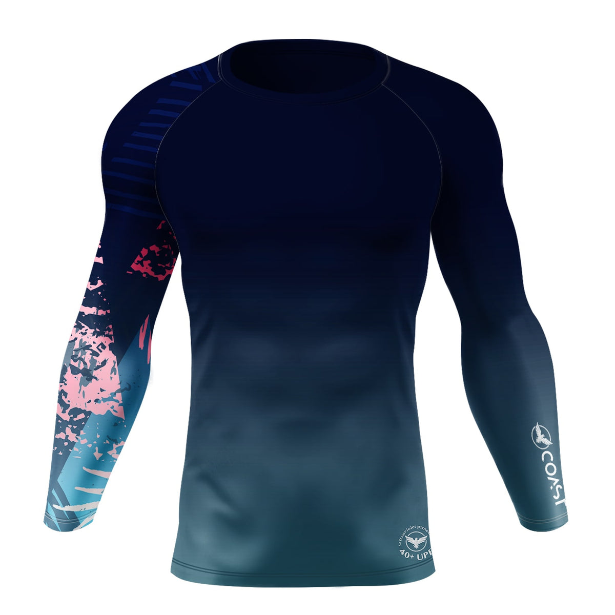 Men's Victory Sleeve Performance Rash Guard UPF 40+ FIND YOUR COAST  CO